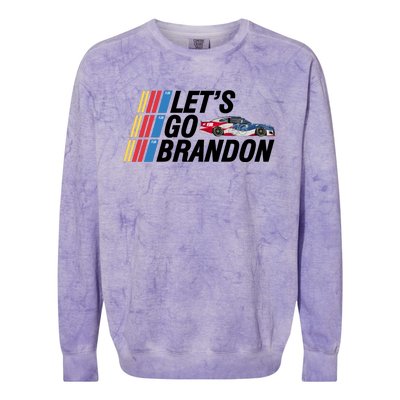 Let's Go Brandon Racing ORIGINAL Colorblast Crewneck Sweatshirt