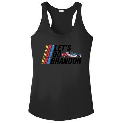 Let's Go Brandon Racing ORIGINAL Ladies PosiCharge Competitor Racerback Tank