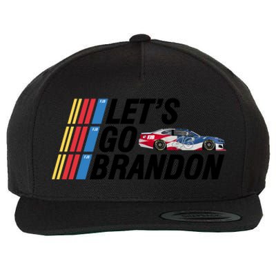 Let's Go Brandon Racing ORIGINAL Wool Snapback Cap