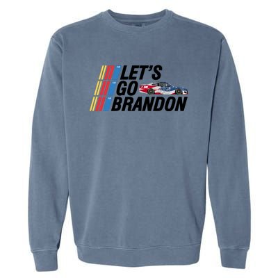 Let's Go Brandon Racing ORIGINAL Garment-Dyed Sweatshirt