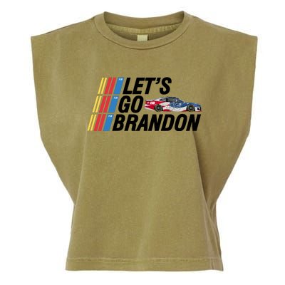 Let's Go Brandon Racing ORIGINAL Garment-Dyed Women's Muscle Tee