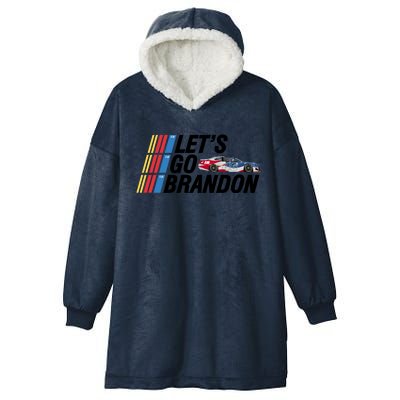 Let's Go Brandon Racing ORIGINAL Hooded Wearable Blanket