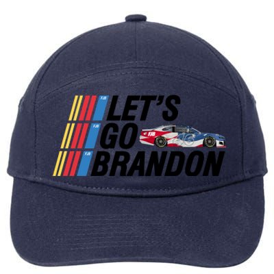 Let's Go Brandon Racing ORIGINAL 7-Panel Snapback Hat