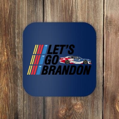 Let's Go Brandon Racing ORIGINAL Coaster