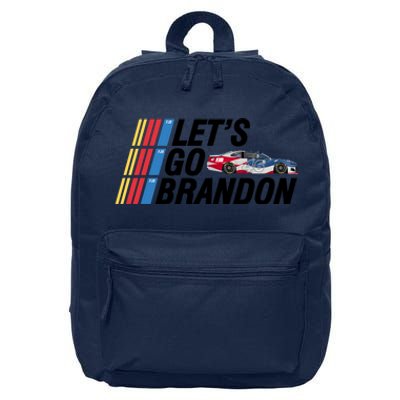 Let's Go Brandon Racing ORIGINAL 16 in Basic Backpack