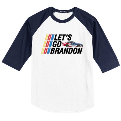 Let's Go Brandon Racing ORIGINAL Baseball Sleeve Shirt