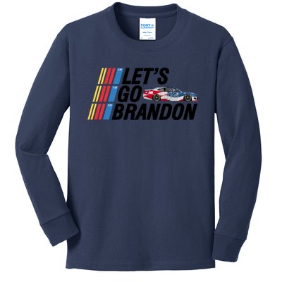 Let's Go Brandon Racing ORIGINAL Kids Long Sleeve Shirt