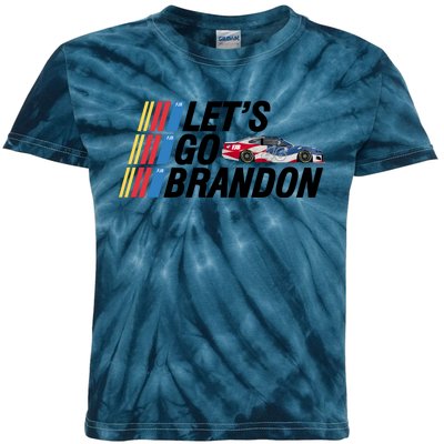 Let's Go Brandon Racing ORIGINAL Kids Tie-Dye T-Shirt