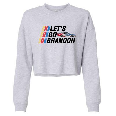 Let's Go Brandon Racing ORIGINAL Cropped Pullover Crew