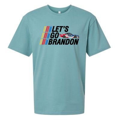 Let's Go Brandon Racing ORIGINAL Sueded Cloud Jersey T-Shirt