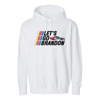 Let's Go Brandon Racing ORIGINAL Garment-Dyed Fleece Hoodie