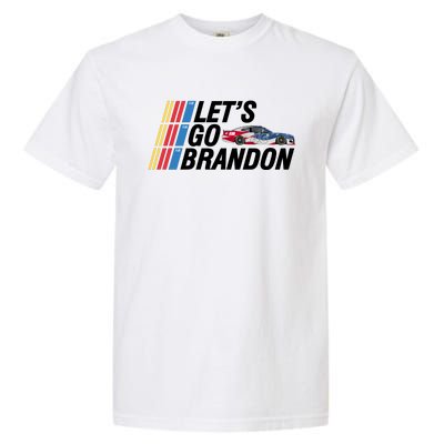 Let's Go Brandon Racing ORIGINAL Garment-Dyed Heavyweight T-Shirt