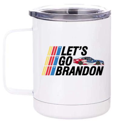 Let's Go Brandon Racing ORIGINAL 12 oz Stainless Steel Tumbler Cup