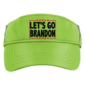 Let's Go Brandon Boxed Logo FJB Biden Chant Adult Drive Performance Visor