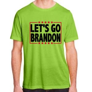 Let's Go Brandon Boxed Logo FJB Biden Chant Adult ChromaSoft Performance T-Shirt