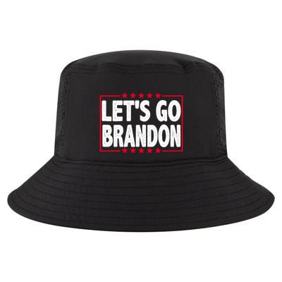 Let's Go Brandon Boxed Logo FJB Biden Chant Cool Comfort Performance Bucket Hat