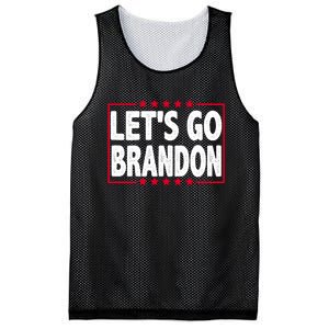 Let's Go Brandon Boxed Logo FJB Biden Chant Mesh Reversible Basketball Jersey Tank