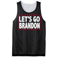 Let's Go Brandon Boxed Logo FJB Biden Chant Mesh Reversible Basketball Jersey Tank