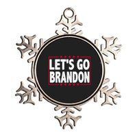 Let's Go Brandon Boxed Logo FJB Biden Chant Metallic Star Ornament