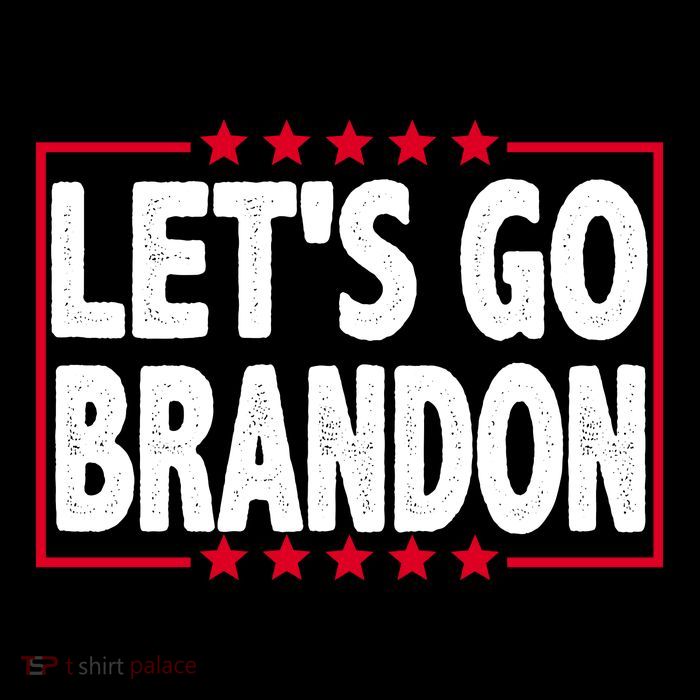 Let's Go Brandon Boxed Logo FJB Biden Chant Poster