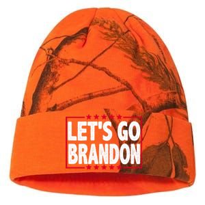 Let's Go Brandon Boxed Logo FJB Biden Chant Kati Licensed 12" Camo Beanie