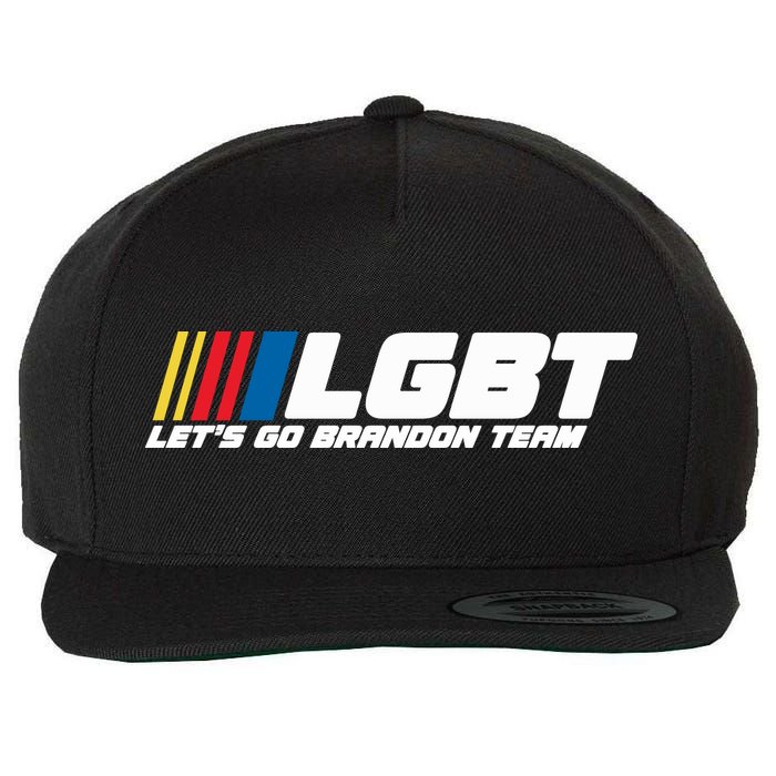 Lets Go Brandon, Let's Go Brandon Team, LGBT, FJB Wool Snapback Cap
