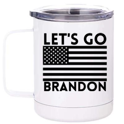 Lets Go Brandon Flag 12 oz Stainless Steel Tumbler Cup