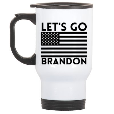 Lets Go Brandon Flag Stainless Steel Travel Mug