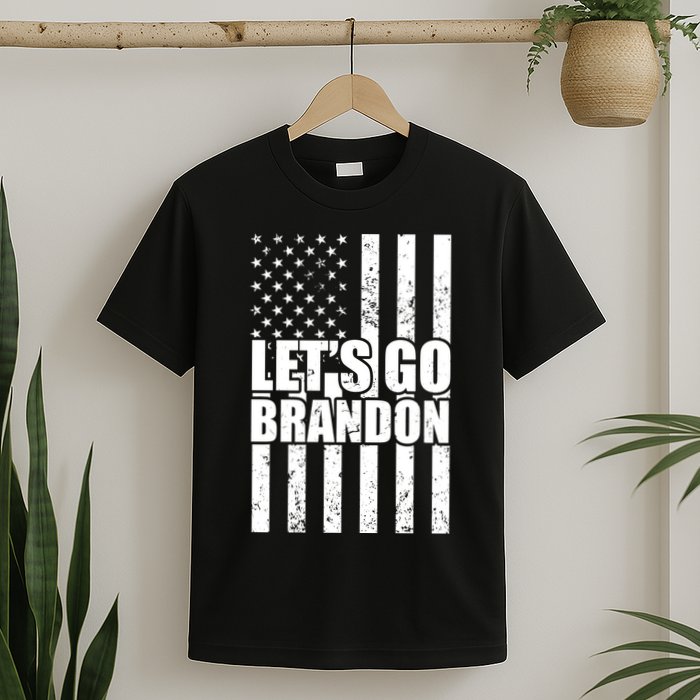 Let's Go Brandon Vintage American Flag T-Shirt