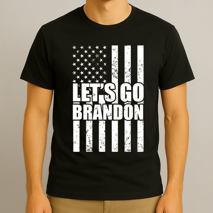 Let's Go Brandon Vintage American Flag T-Shirt
