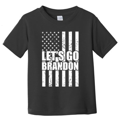 Let's Go Brandon Vintage American Flag Toddler T-Shirt