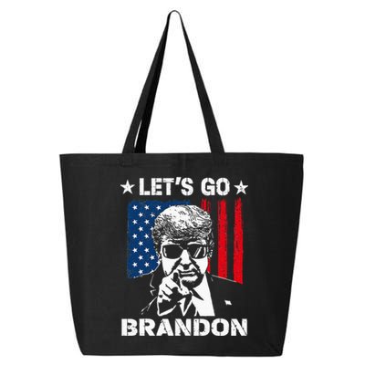 Lets Go Braden Brandon Conservative Anti Liberal US Flag 25L Jumbo Tote