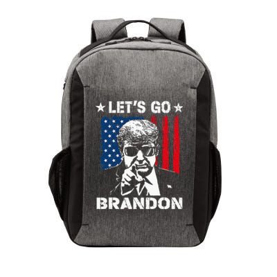 Lets Go Braden Brandon Conservative Anti Liberal US Flag Vector Backpack