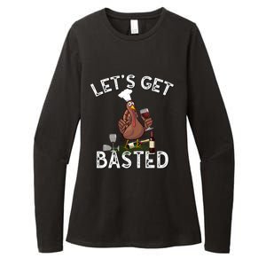 LetS Get Basted Gift Womens CVC Long Sleeve Shirt