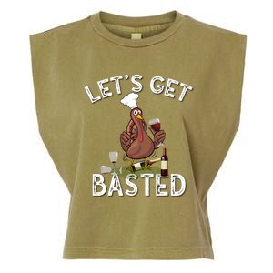 LetS Get Basted Gift Garment-Dyed Women's Muscle Tee