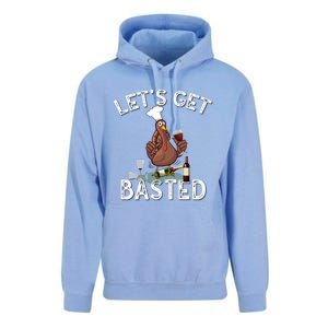 LetS Get Basted Gift Unisex Surf Hoodie