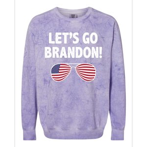 Let's Go Brandon Conservative F Biden Chant Colorblast Crewneck Sweatshirt