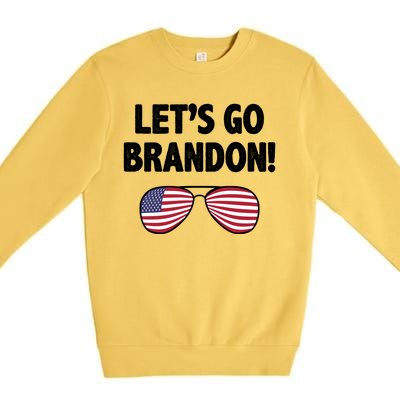 Let's Go Brandon Conservative F Biden Chant Premium Crewneck Sweatshirt