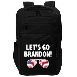 Let's Go Brandon Conservative F Biden Chant Impact Tech Backpack