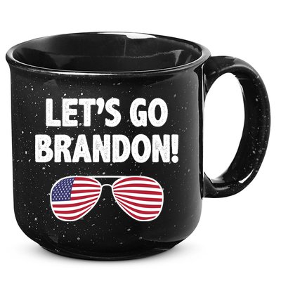 Let's Go Brandon Conservative F Biden Chant 15oz Campfire Ceramic Mug