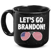 Let's Go Brandon Conservative F Biden Chant 15oz Campfire Ceramic Mug