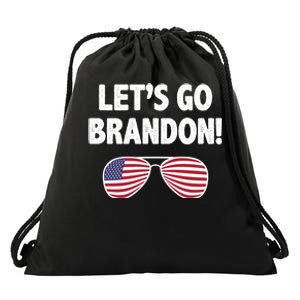 Let's Go Brandon Conservative F Biden Chant Drawstring Bag