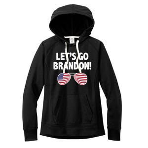 Let's Go Brandon Conservative F Biden Chant Women's Fleece Hoodie