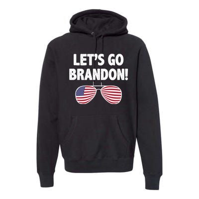 Let's Go Brandon Conservative F Biden Chant Premium Hoodie