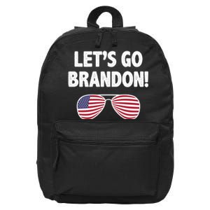 Let's Go Brandon Conservative F Biden Chant 16 in Basic Backpack