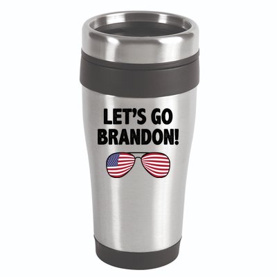 Let's Go Brandon Conservative F Biden Chant 16oz Travel Tumbler