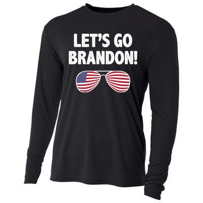 Let's Go Brandon Conservative F Biden Chant Cooling Performance Long Sleeve Crew