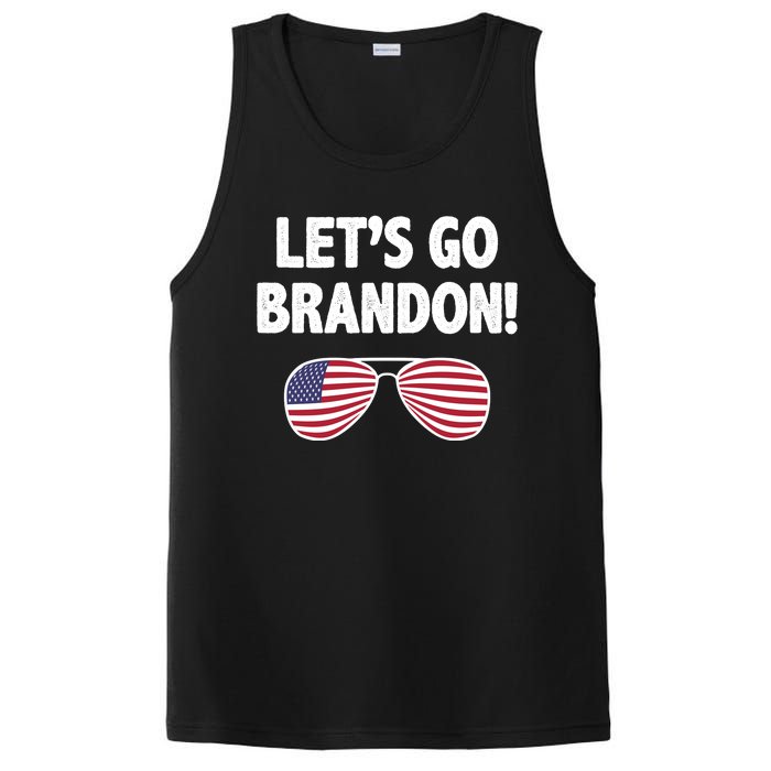 Let's Go Brandon Conservative F Biden Chant PosiCharge Competitor Tank