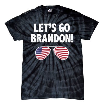 Let's Go Brandon Conservative F Biden Chant Tie-Dye T-Shirt