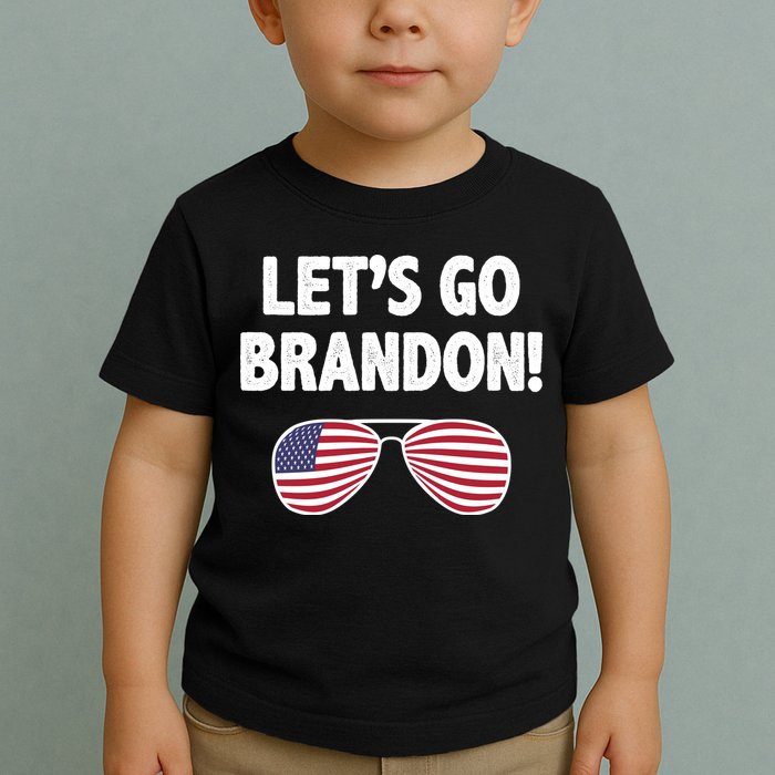Let's Go Brandon Conservative F Biden Chant Toddler T-Shirt